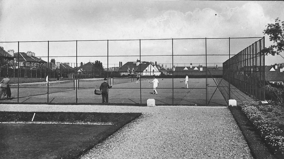 Old tennis courts